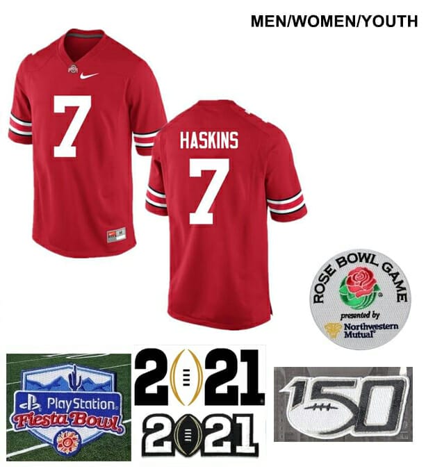 Men's #7 Ohio State Buckeyes Dwayne Haskins Stiched Jersey - Dgear